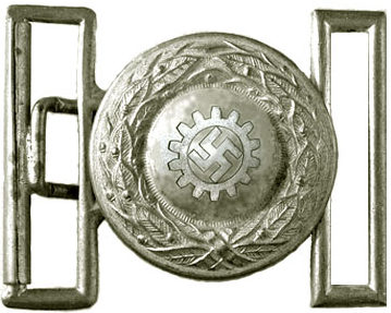 Серебристая пряжка офицеров DAF образца 1942 г.