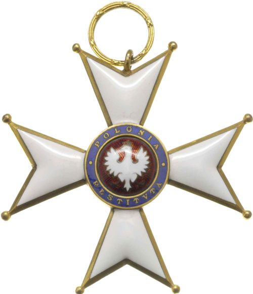 Аверс Большого Креста ордена Возрождения Польши.