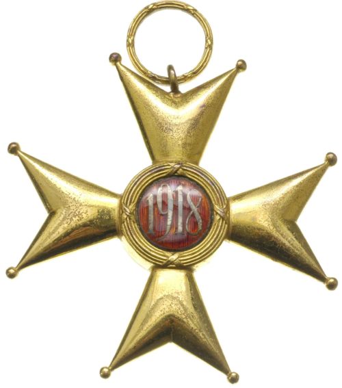 Реверс Большого Креста ордена Возрождения Польши.
