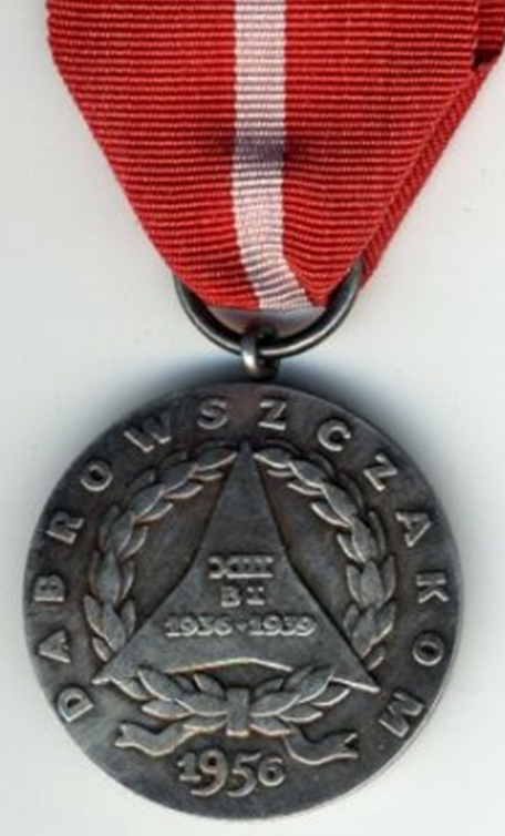 Реверс медали «За вашу и нашу Свободу».