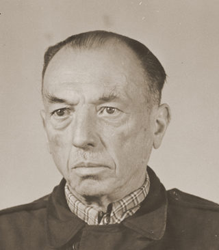 Георг Кюхлер в Нюрнбергской тюрьме. 1946 г.