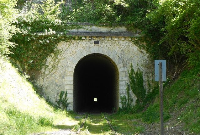Южный конец тоннеля.