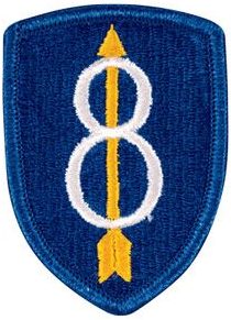 8-я пехотная дивизия. Созданная в 1944 году.