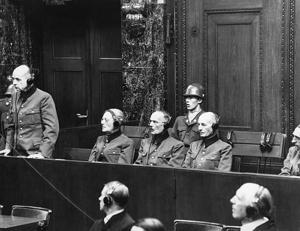 Вильгельм Лист на Нюрнбергском процессе. 1946 г.