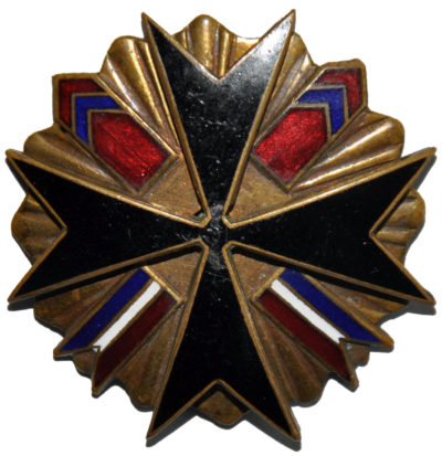 Аверс и реверс полкового знака 12-го Подольского уланского полка.