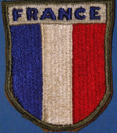 Нарукавная нашивка французских войск в армии США.