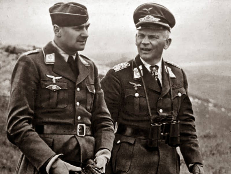 Вольфрам Рихтгофен и Кристиан Торстен. 1943 г.