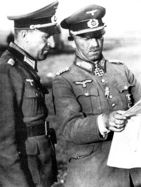 Эрхард Раус и Франц Ландграф. 1943 г. 