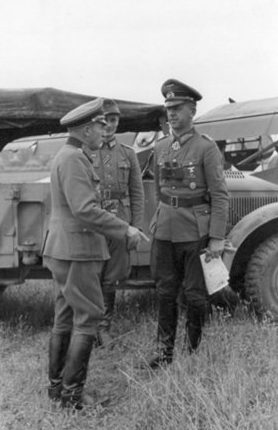 Эрхард Раус и Отто Велер. 1943 г.
