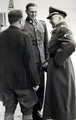 Эрхард Раус и Генрих Гиммлер. 1944 г.