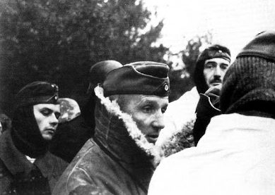 Хассо Мантойфель зимой. 1941 г.