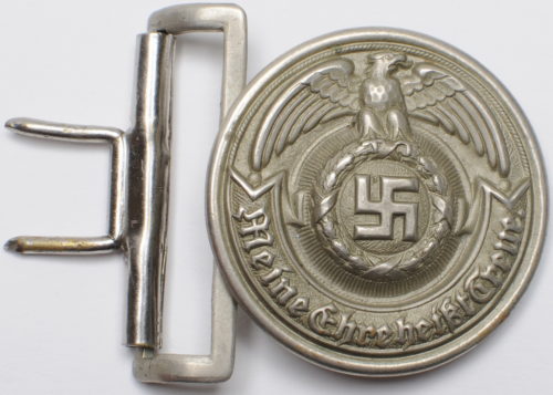 Алюминиевая пряжка ремня офицеров СС.