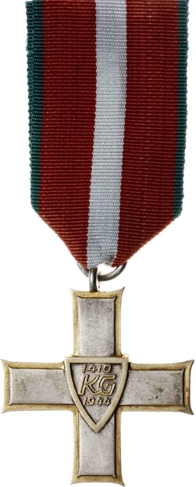 Реверс Ордена Крест Грюнвальда 2-класса.