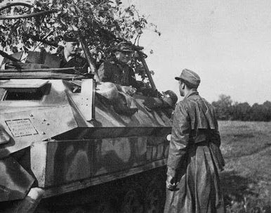 Дитрих Заукен на поле боя. 1943 г.