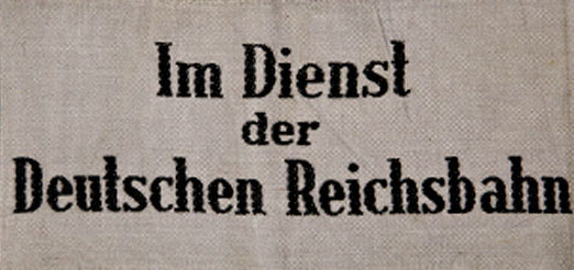 Нарукавные повязки « На службе Reichbahn» для иностранцев.