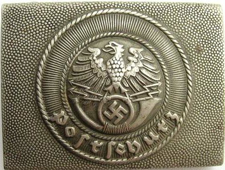 Алюминиевая пряжка служащих Postschutz.
