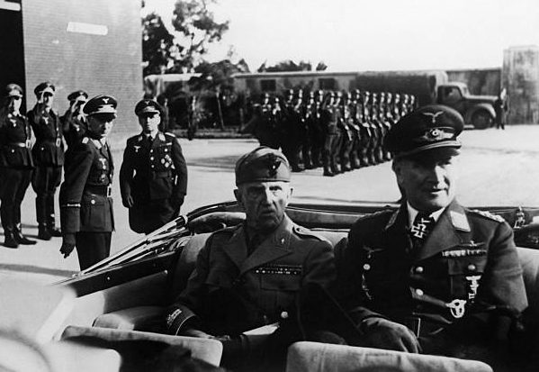 Бруно Лёрцер и Виктор Эмануэле III. Сицилия. 1943 г.