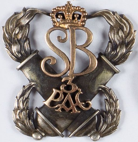 Аверс и реверс памятного знака 3-го тяжелого артиллерийского полка им. короля Стефана Батория.