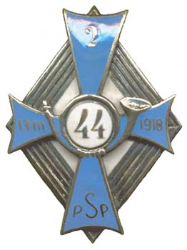 Офицерский полковой знак 44-го Стрелкового полка Американского легиона.