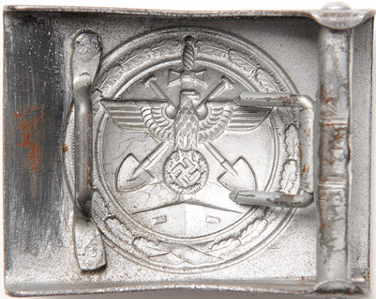 Ремень и стальная пряжка рядового состава организации Тодта образца 1941 г.