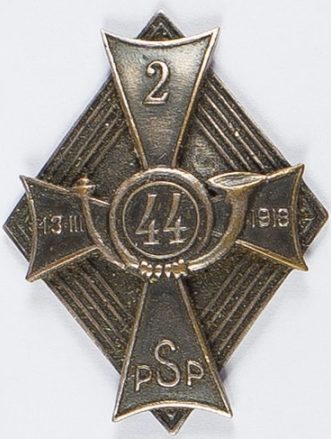 Солдатский полковой знак 44-го Стрелкового полка Американского легиона.
