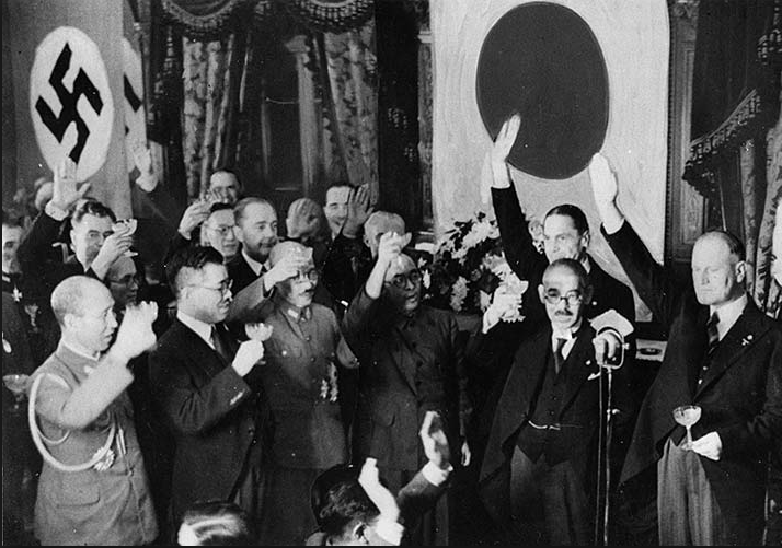 Торжества в честь подписания Тройственного пакта. Декабрь 1940 г. 