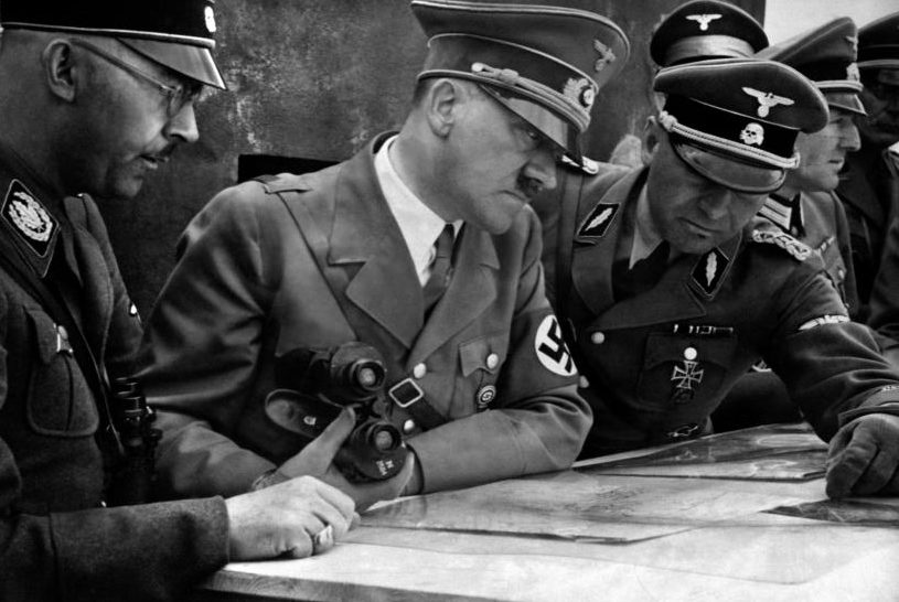 Феликс Штайнер, Адольф Гитлер и Генрих Гиммлер. 1939 г.