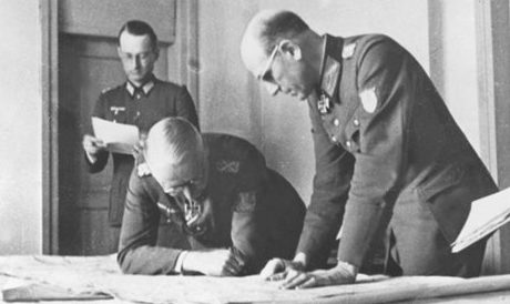 Карл-Адольф Холлидт и Эрих фон Манштейн. 1942 г.