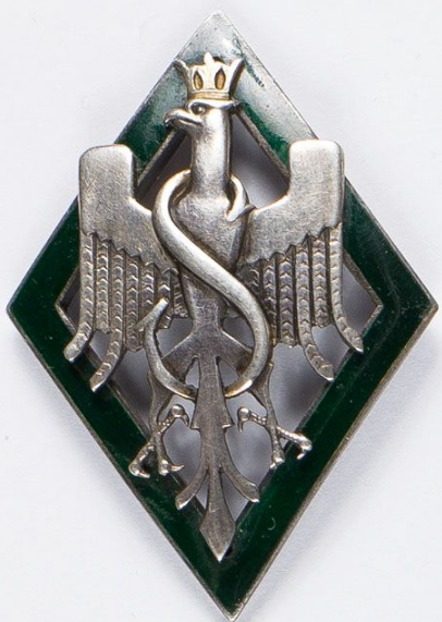 Аверс и реверс памятного знака 5-й польской (сибирской) стрелковой дивизии.