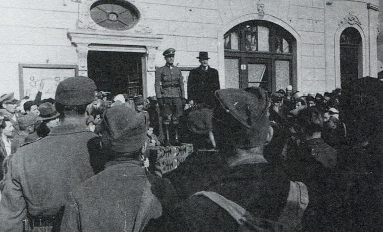 Август Шмидтхубер в Косово. 1944 г.