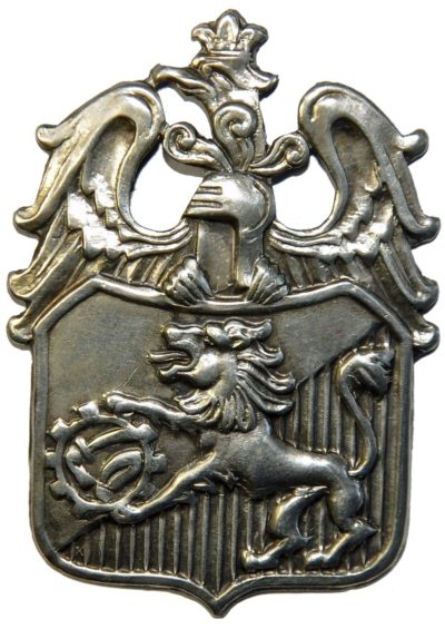 Аверс и реверс памятного знака 6-й Львовской пехотной дивизии.
