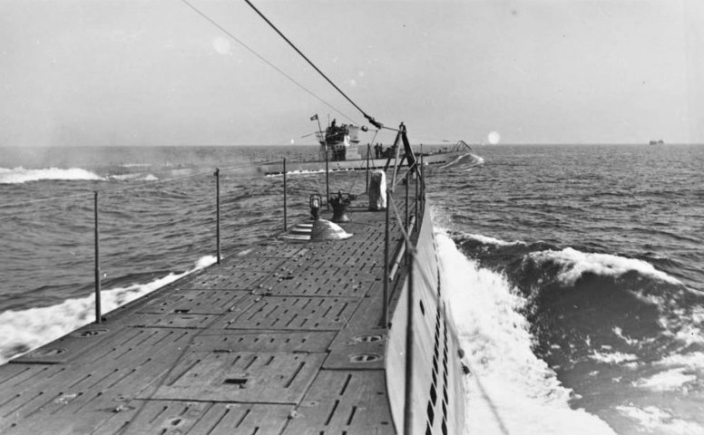Подлодка «U-42» в море. 1939 г. 