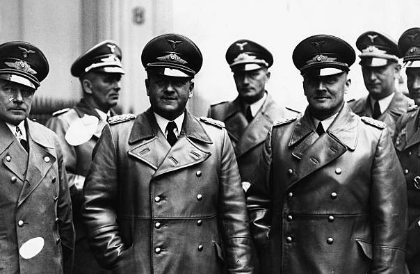 Эрнст Удет, Ральф Веннингер, Ганс Штумпф и Эрхард Мильх. 1937 г.