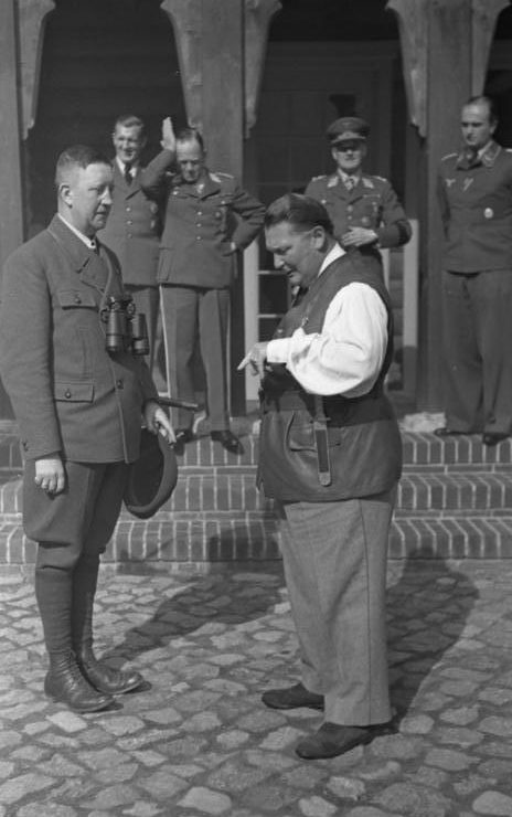 Фридрих Фром и Герман Геринг. 1941 г.