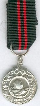 Аверс и реверс серебряной медали «За зимнюю войну» для иностранцев. 