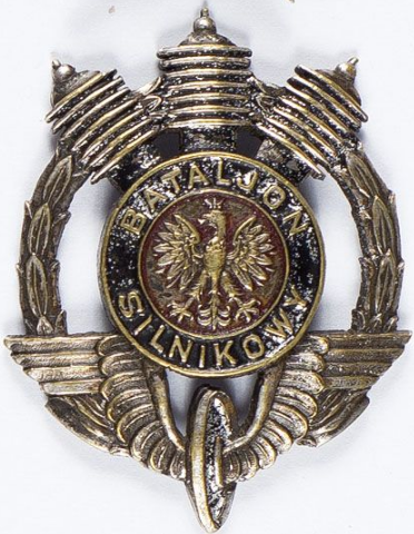 Аверс и реверс памятного знака моторизованного батальона 1-й саперной группы войск.