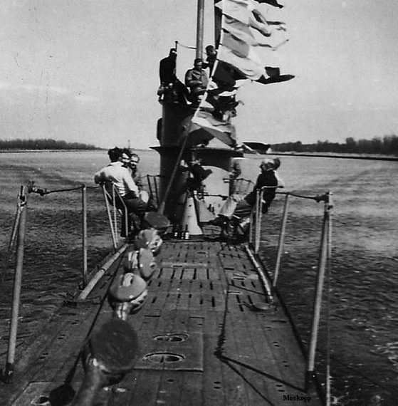 Подлодка «U-5» уходит в последний поход. Март 1943 г.