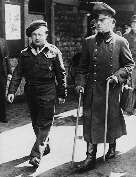 Герд фон Рунштедт во время Нюрнбергского процесса. 1945 г.