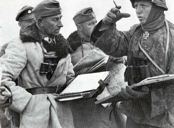 Пауль Хауссер на Восточном фронте. 1943 г.