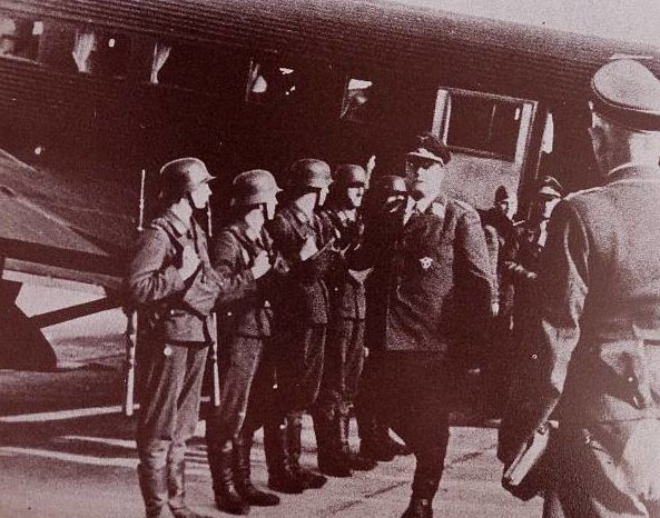 Хуго Шперле в легионе Кондор. Испания. 1937 г.