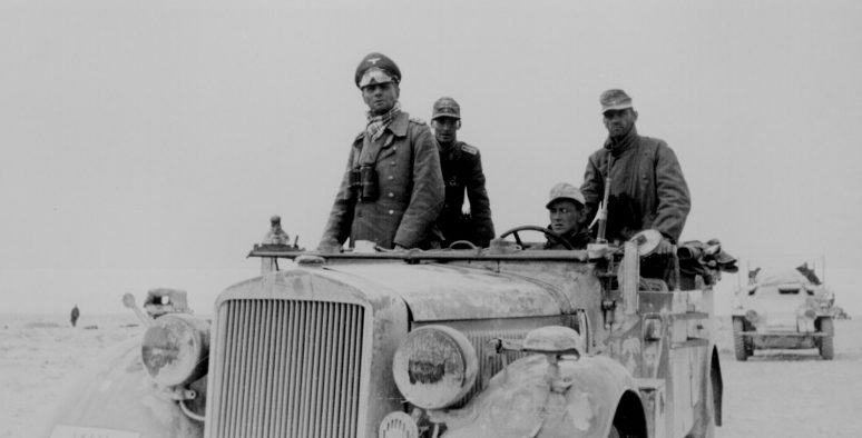 Эрвин Роммель в Ливии. Тобрук. 1942 г.