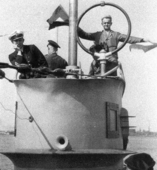 Подлодка «U-121» на учениях. Пилау. Июнь 1941 г. 