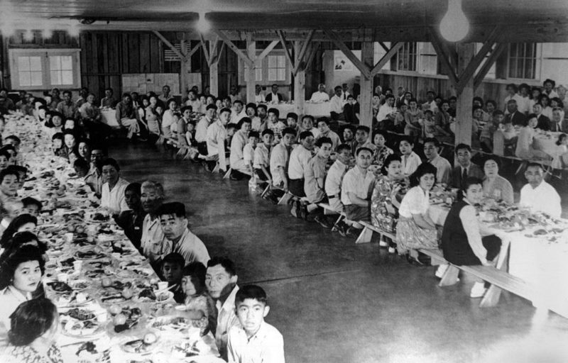 Столовая. Лагерь «Tule Lake» (Калифорния). Сентябрь 1942 г.
