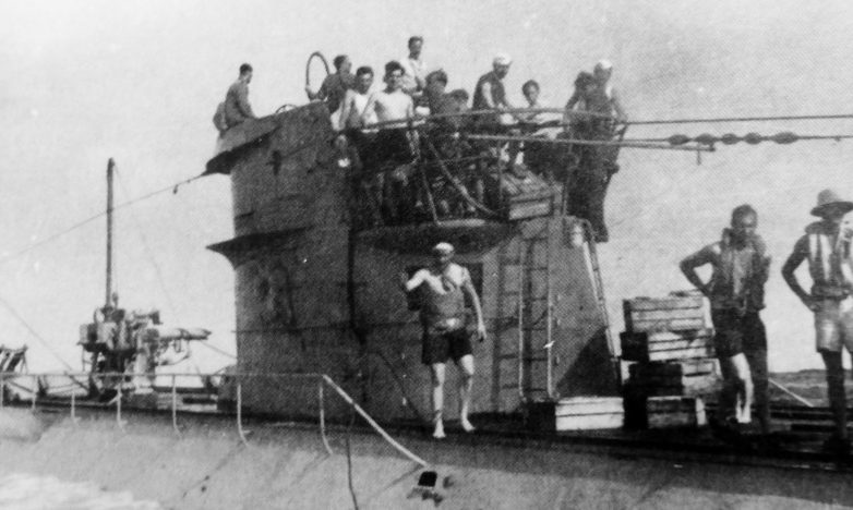 Экипаж подлодки «U-124» в Атлантике. 1941 г.