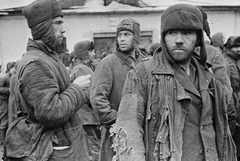 Освобожденные советские военнопленные. Февраль 1943 г. 
