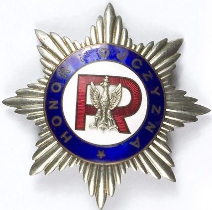 Аверс и реверс памятного знака Союза польских резервистов.