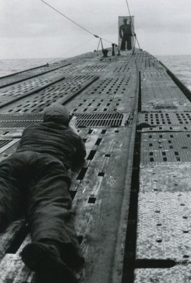«Тир» на палубе подлодки «U-177». Февраль 1944 г.