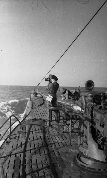 Подлодка «U-132» в море. Май 1942 г. 