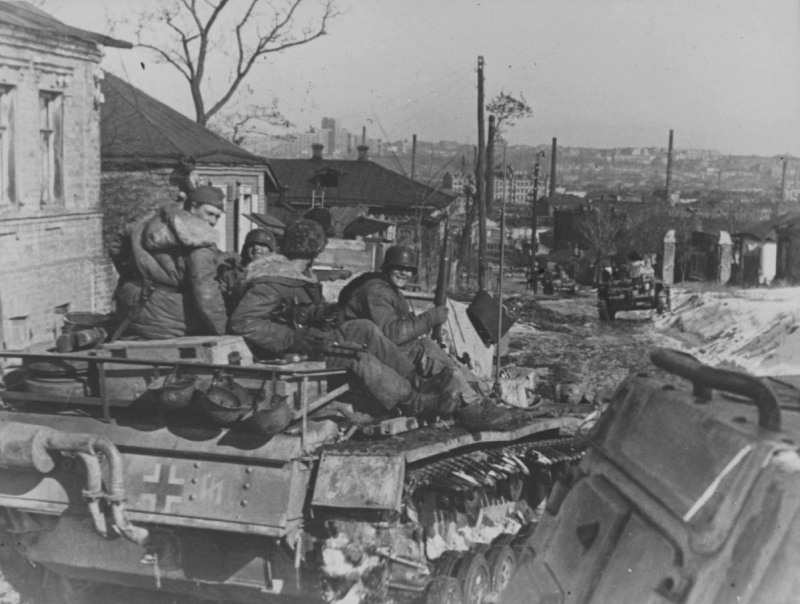Немцы на Лысой горе. Март 1943 г.