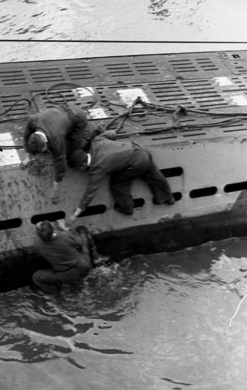 Падение за борт подлодки «U-455». Июнь 1942 г.